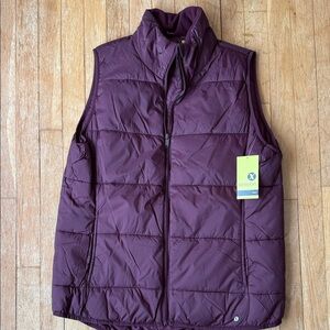 NWT Xersion Deep Purple Quilted Vest
